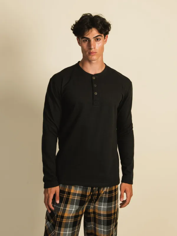 KOLBY HUGH LONG SLEEVE HENLEY - CLEARANCE sold by Boathouse