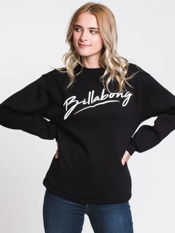WOMENS BREAK OF DAWN PUFF CREW - BLK - CLEARANCE sold by Boathouse