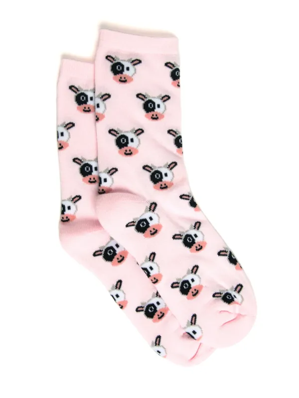 SCOUT & TRAIL COW PRINT SOCK made by Boathouse