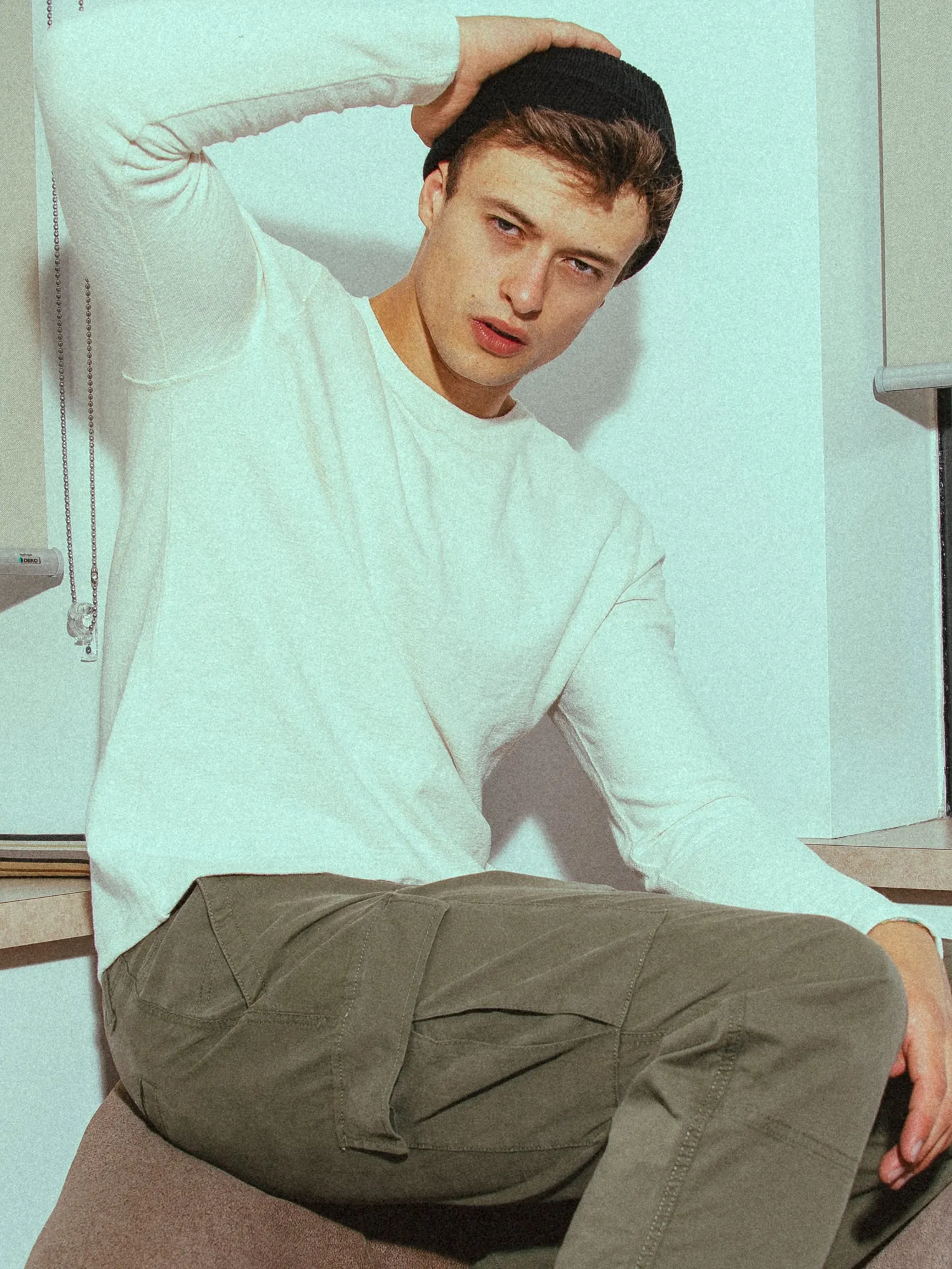 KOLBY LONG SLEEVE TEXTURE TEE - CLEARANCE sold by Boathouse