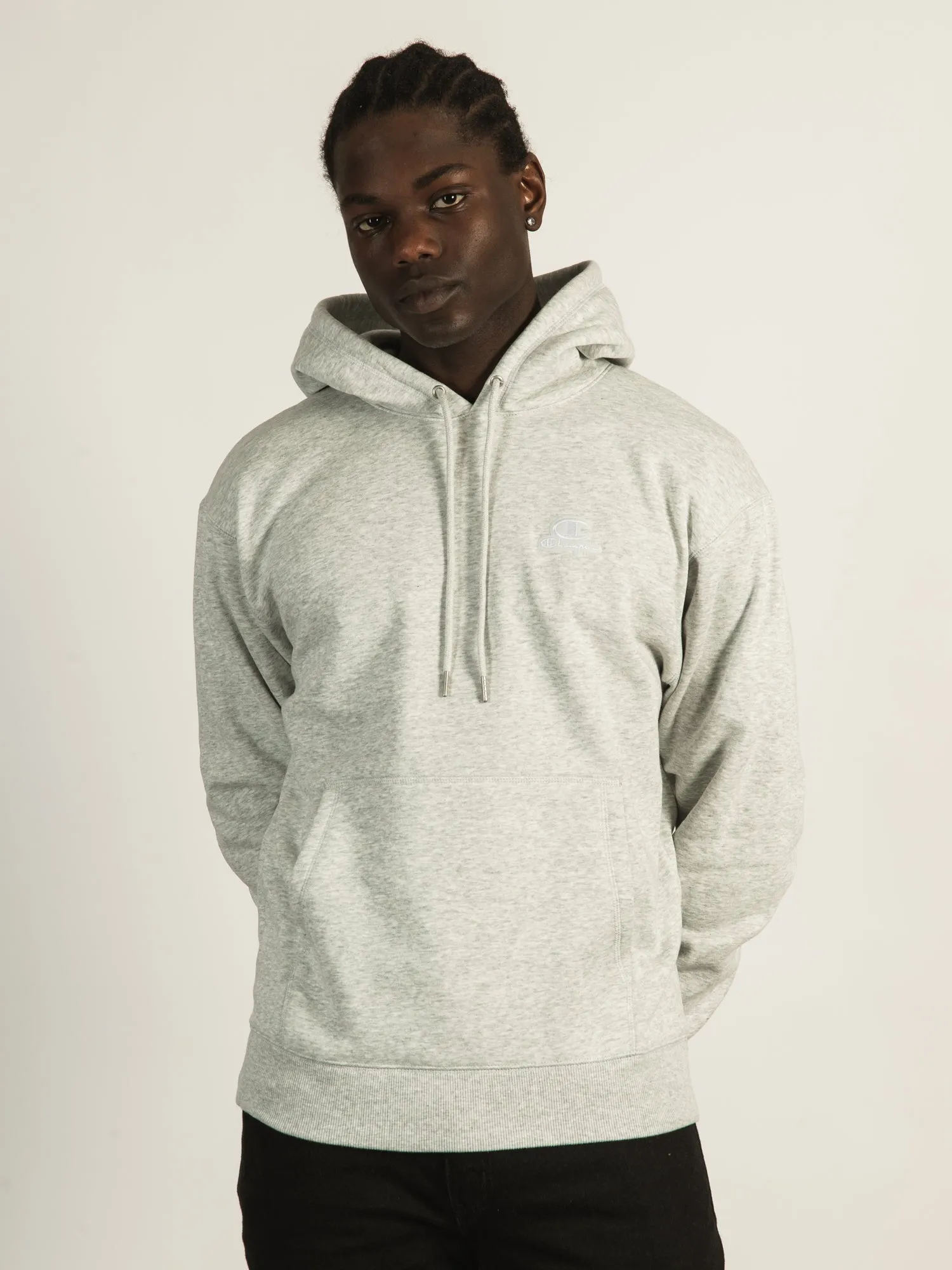 CHAMPION CLASSIC PULL OVER LEFT CHEST LOGO HOODIE - CLEARANCE sold by Boathouse