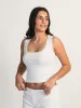 HARLOW ERYN TANK TOP - WHITE - CLEARANCE sold by Boathouse