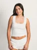 HARLOW ERYN TANK TOP - WHITE - CLEARANCE sold by Boathouse