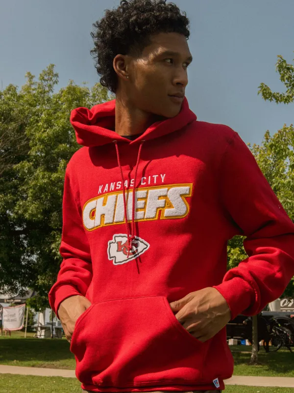 NFL KANSAS CITY CHIEFS END ZONE PULLOVER HOODIE sold by Boathouse