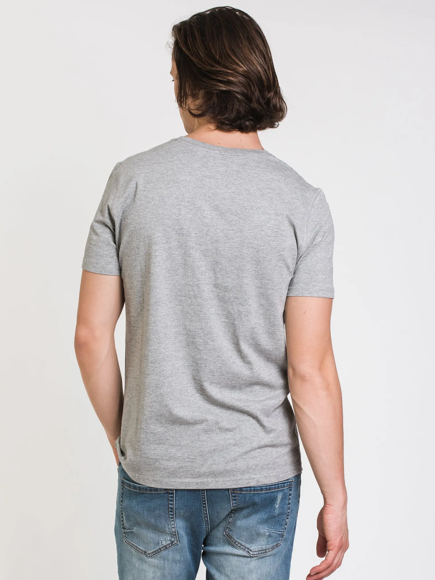 VICTOR V-NECK TEE - GREY MIX sold by Boathouse product image thumbnail 2