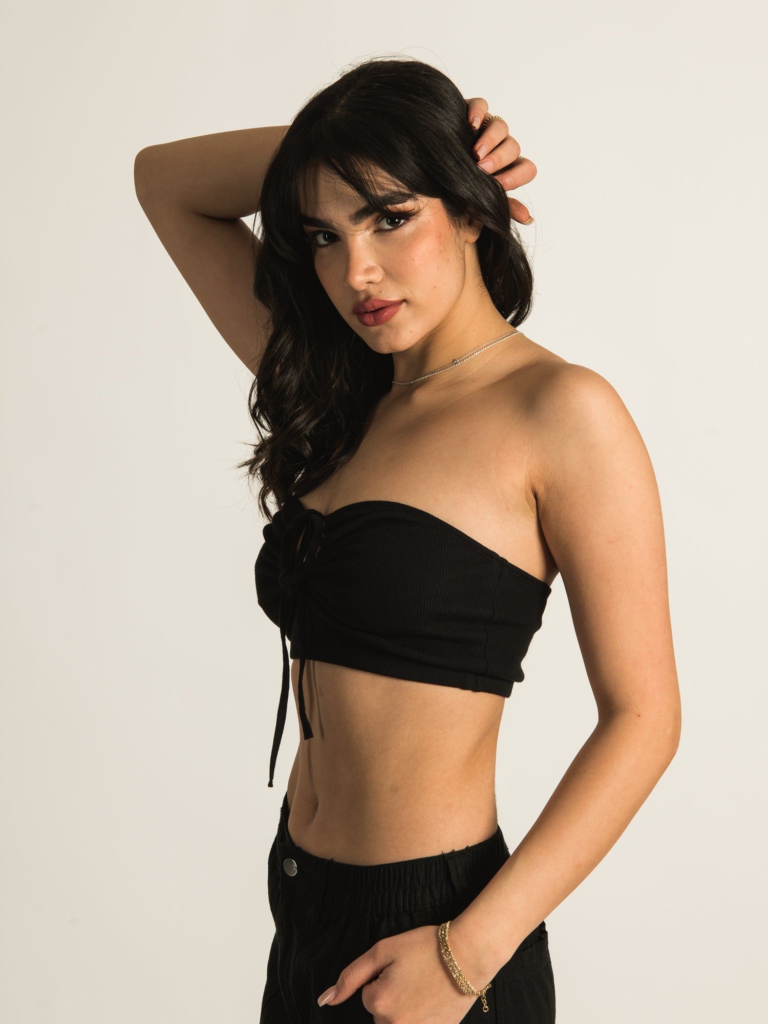 HARLOW TWIST HALTER TOP - CLEARANCE sold by Boathouse product image thumbnail 3