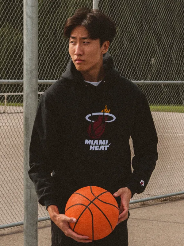 NBA MIAMI HEAT EMBROIDERED HOODIE sold by Boathouse