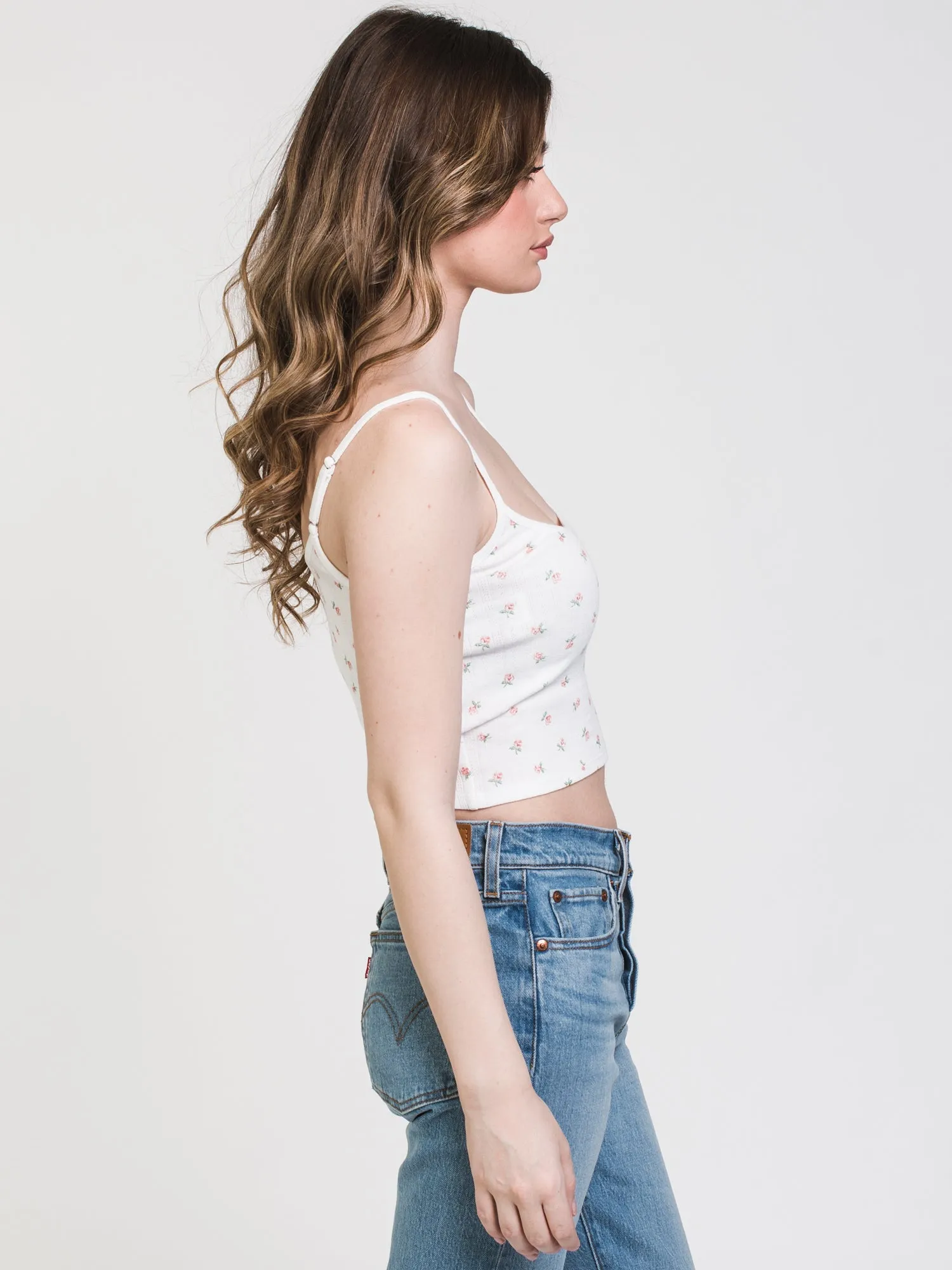 HARLOW KIKI DITSY POINTELLE TANK - CLEARANCE sold by Boathouse product image thumbnail 3