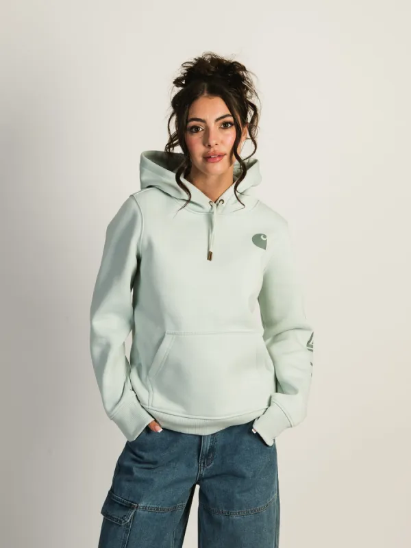 CARHARTT LOGO SLEEVE PULLOVER HOODIE sold by Boathouse