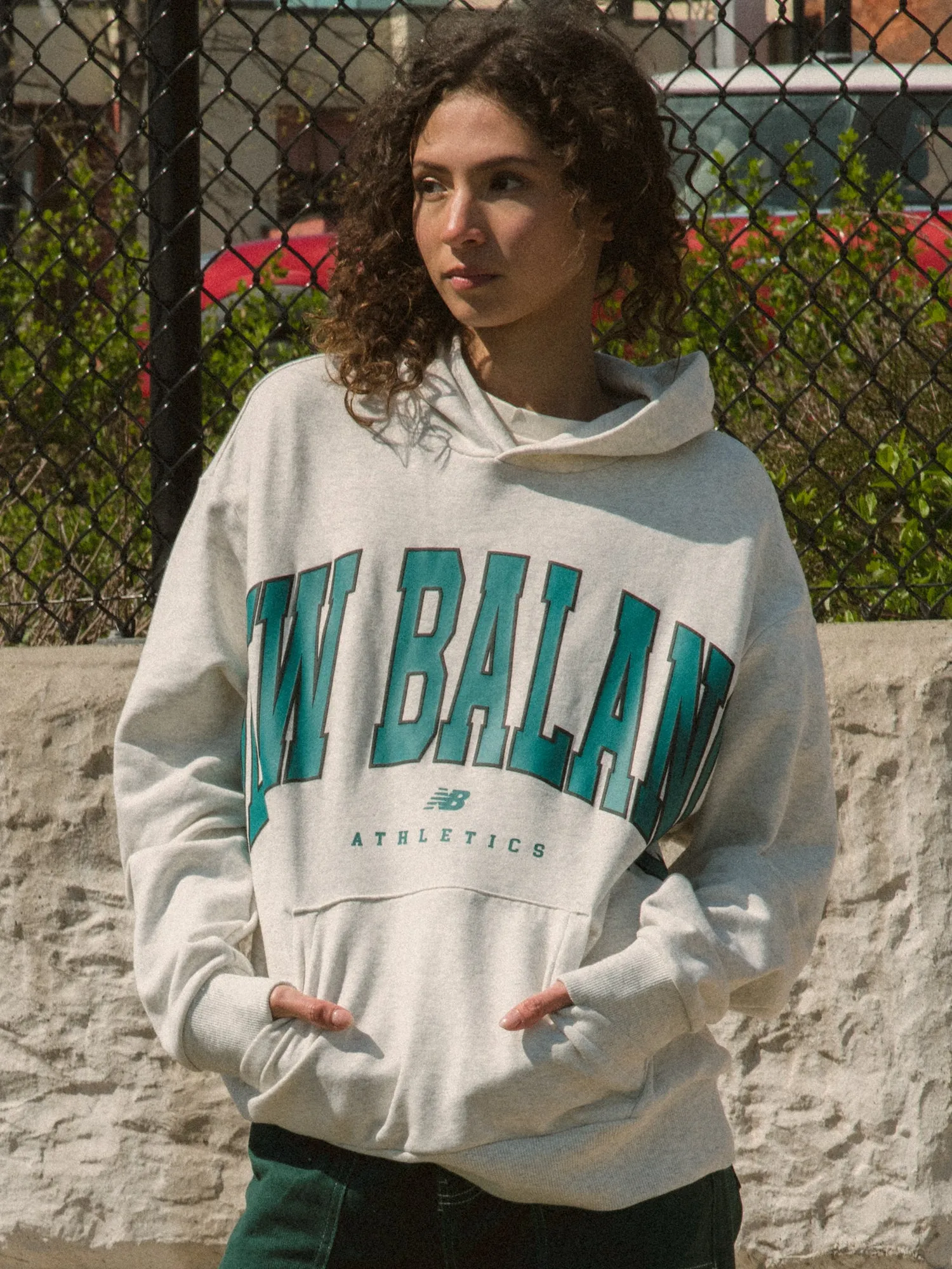NEW BALANCE UNI-ESSENTIAL WARPED PULL OVER HOOD - CLEARANCE sold by Boathouse product image thumbnail 2