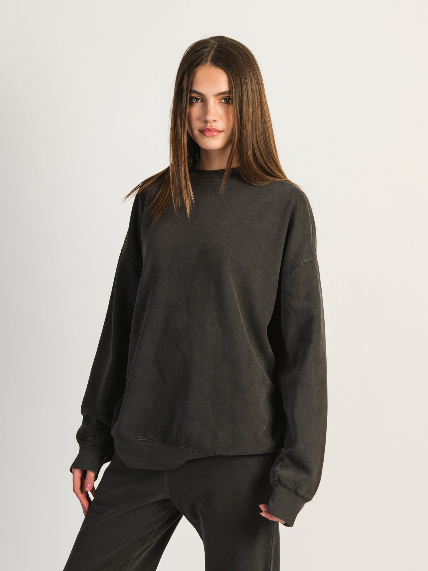 HARLOW MICHELLE CREWNECK - CHARCOAL sold by Boathouse product image thumbnail 2