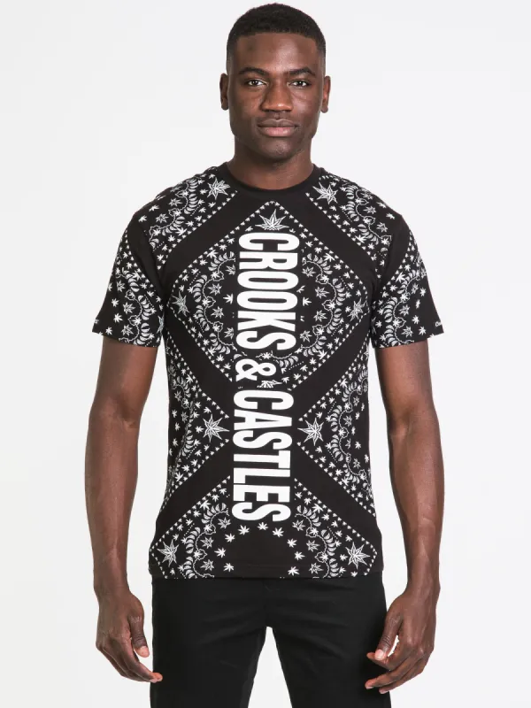 CROOKS & CASTLES KUSHDANA LEAF T-SHIRT - CLEARANCE made by Boathouse