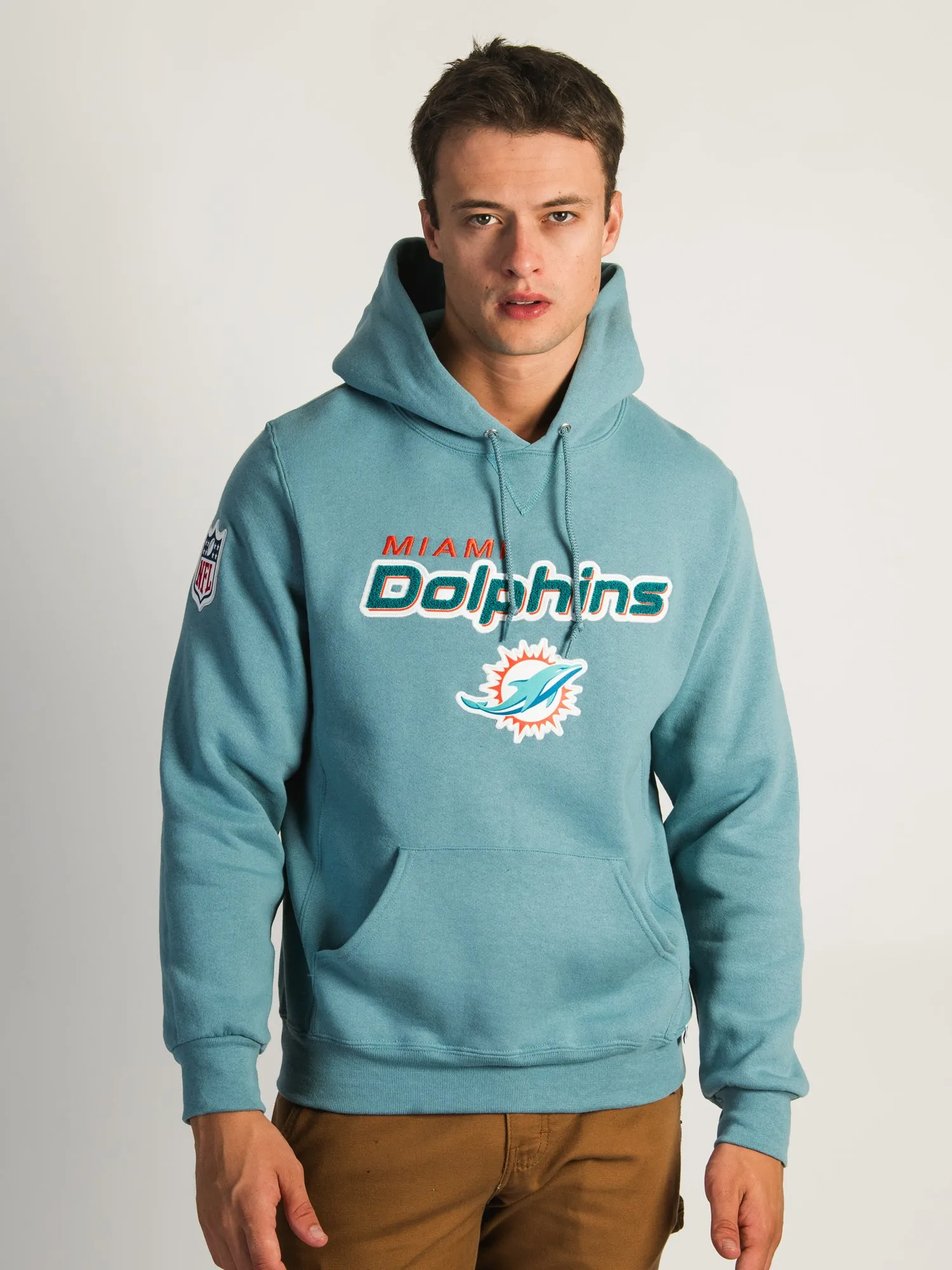 NFL MIAMI DOLPHINS END ZONE PULLOVER HOODIE sold by Boathouse product image thumbnail 3