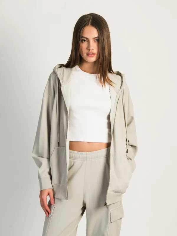 HARLOW MARIAH ZIP HOODIE - ROCK sold by Boathouse