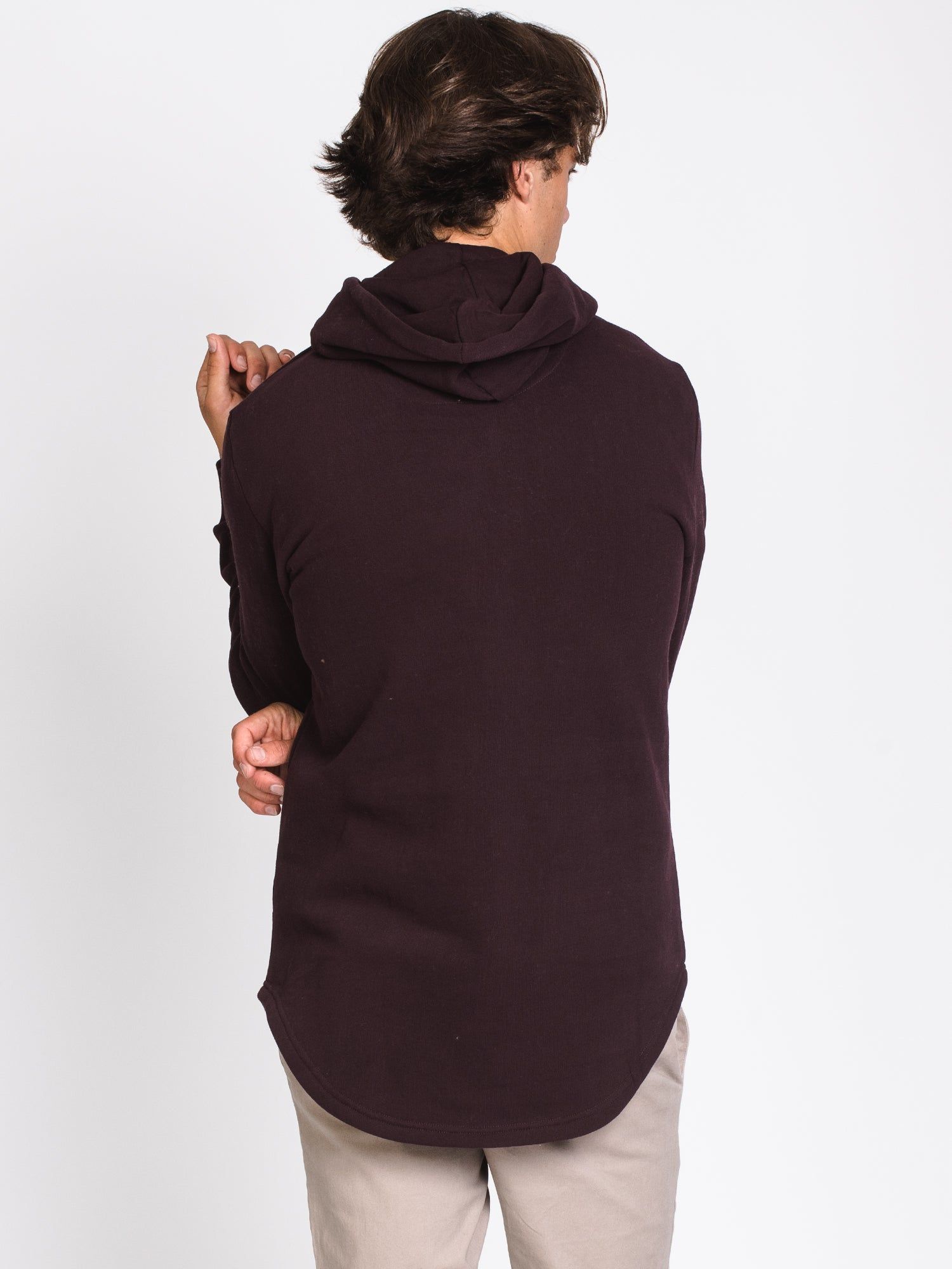MENS WASHED OUT LONGLINE HOODIE - CLEARANCE sold by Boathouse product image thumbnail 2