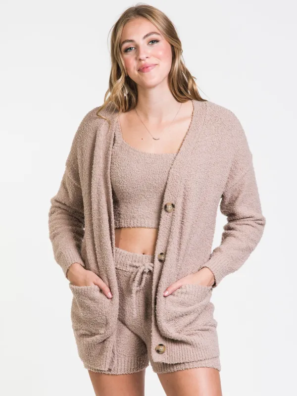HARLOW FUZZY CARDI - CLEARANCE sold by Boathouse