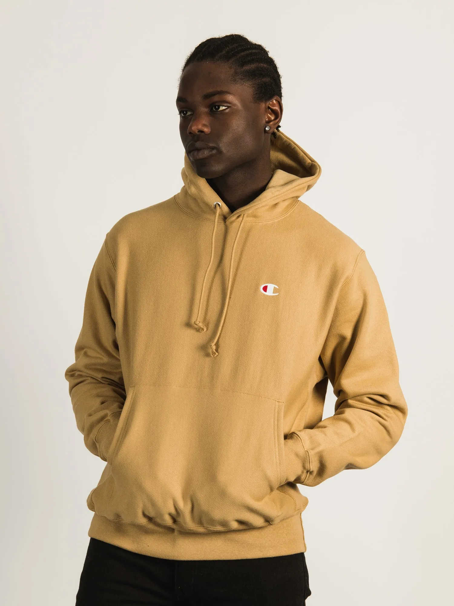 CHAMPION REVERSE WEAVE LEFT CHEST C PULL OVER HOODIE - CLEARANCE sold by Boathouse