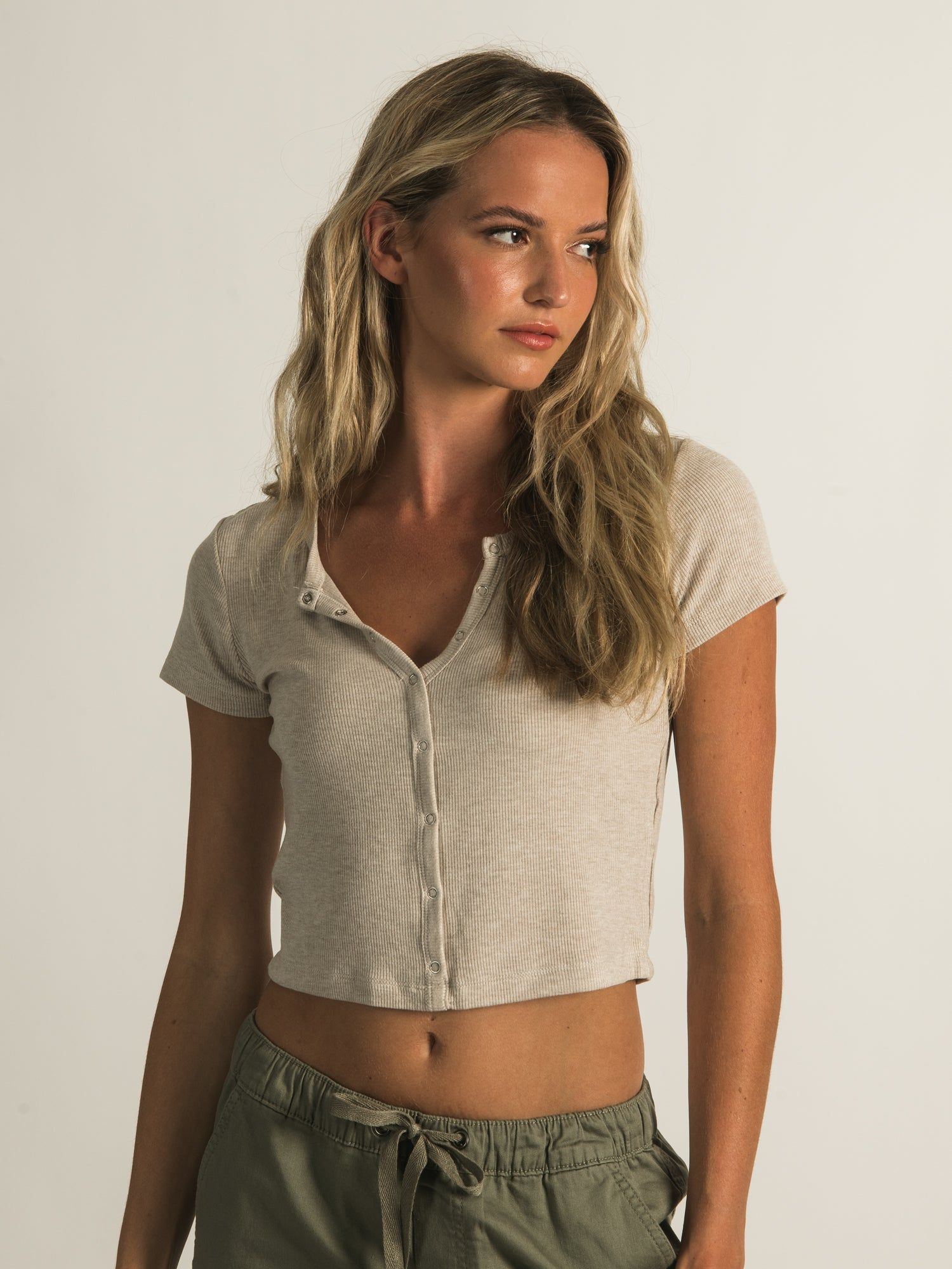 HARLOW MARIA SNAP TEE - CLEARANCE sold by Boathouse product image thumbnail 2