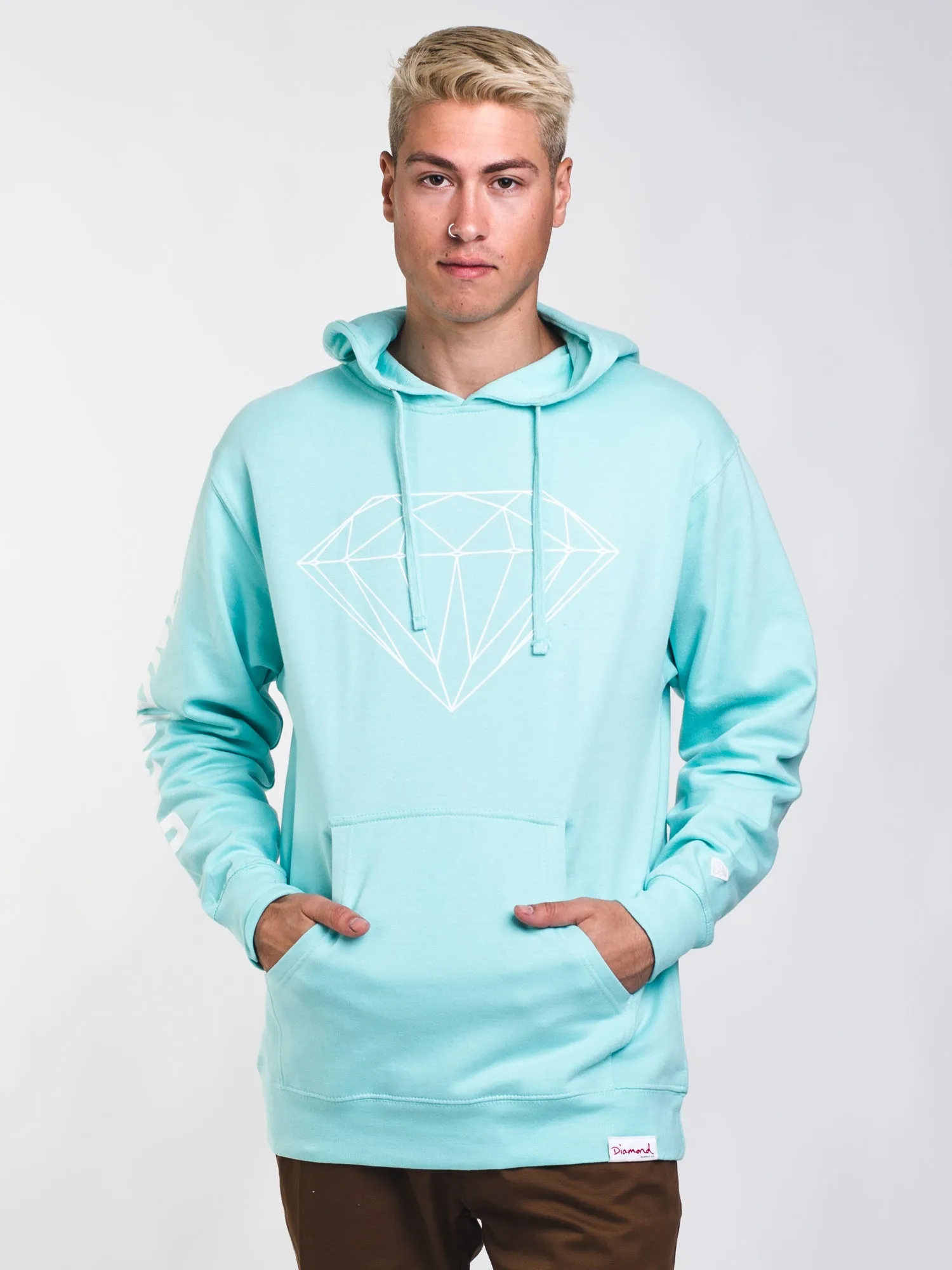 MENS BRILLIANT PULLOVER HOODIE- MINT - CLEARANCE sold by Boathouse product image thumbnail 4