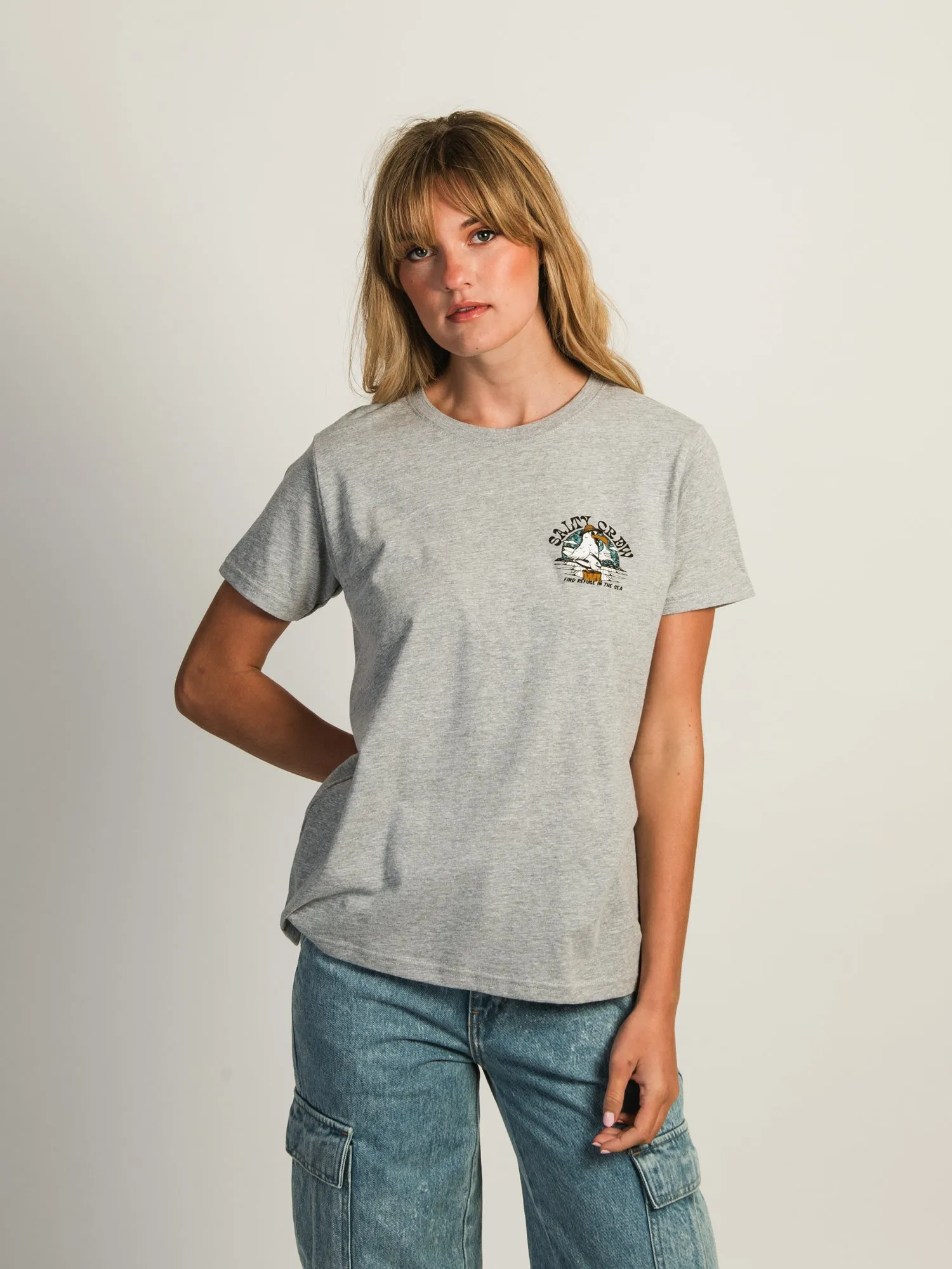 SALTY CREW GONE FISHING BOYFRIEND T-SHIRT sold by Boathouse product image thumbnail 3