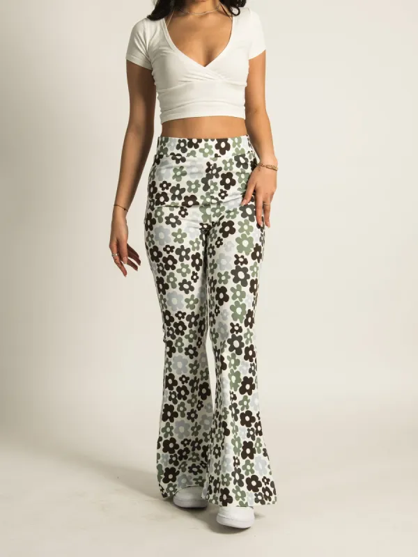 HARLOW HIGHRISE PRINT FLARE PANT  - CLEARANCE sold by Boathouse