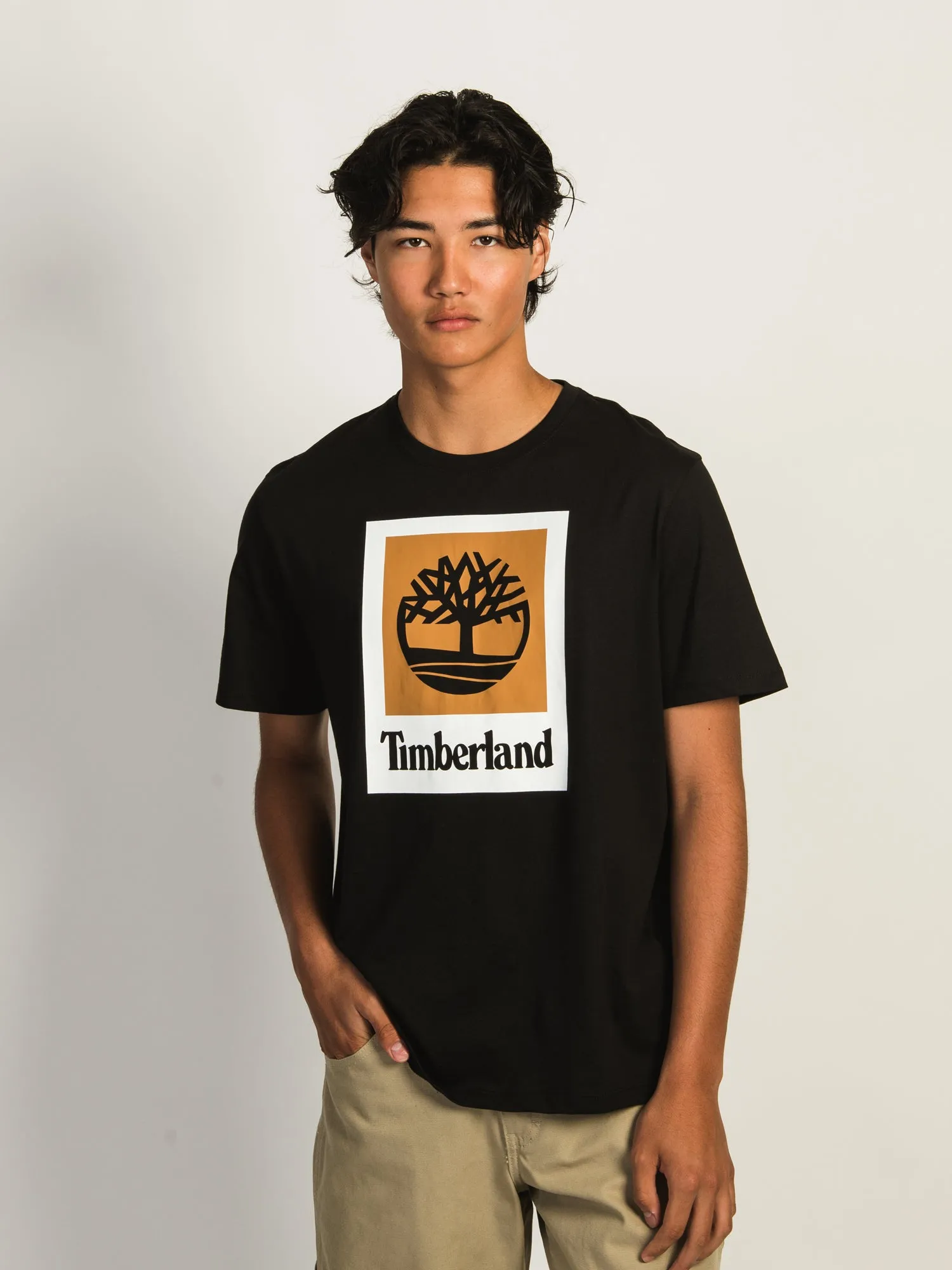 TIMBERLAND STACKED LOGO T-SHIRT sold by Boathouse