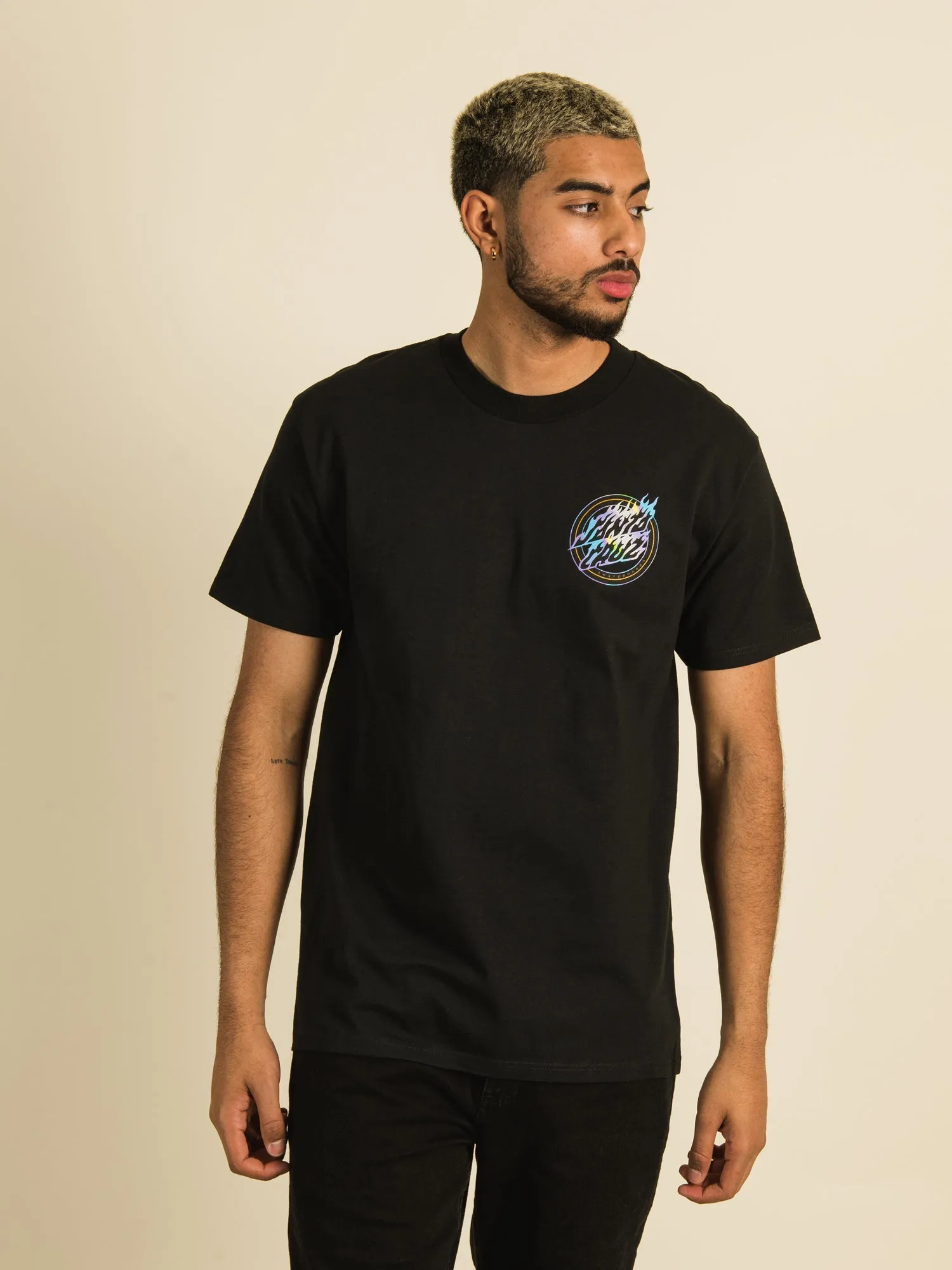 SANTA CRUZ HOLO FLAME DOT T-SHIRT sold by Boathouse product image thumbnail 2