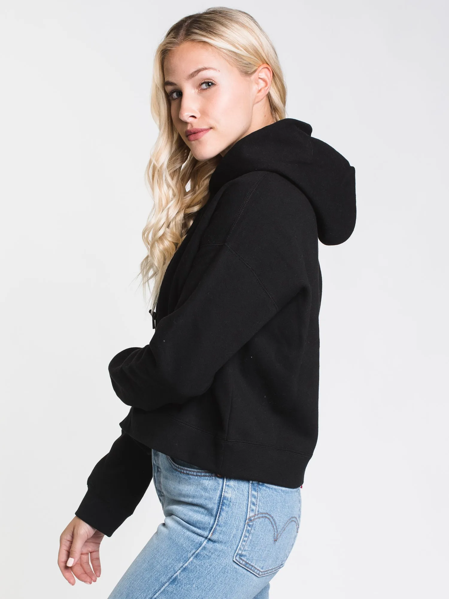 WOMENS SHIPLEY PULLOVER HOODIE- BLACK - CLEARANCE sold by Boathouse product image thumbnail 3