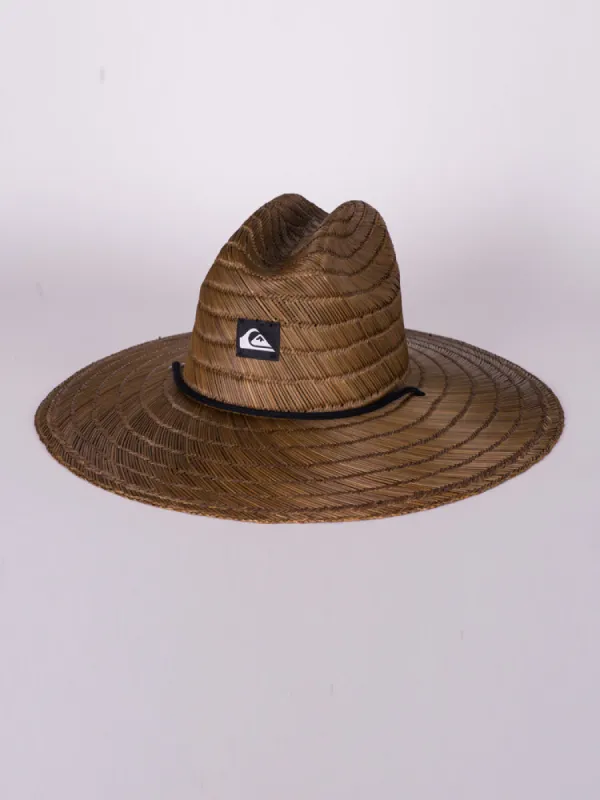 QUIKSILVER PIERSIDE STRAW HAT - BROWN - CLEARANCE sold by Boathouse