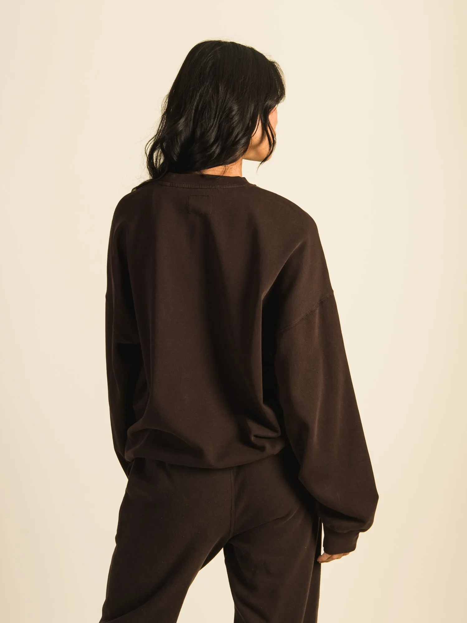 HARLOW MICHELLE CREW SWEATSHIRT - CHOCOLATE sold by Boathouse product image thumbnail 4