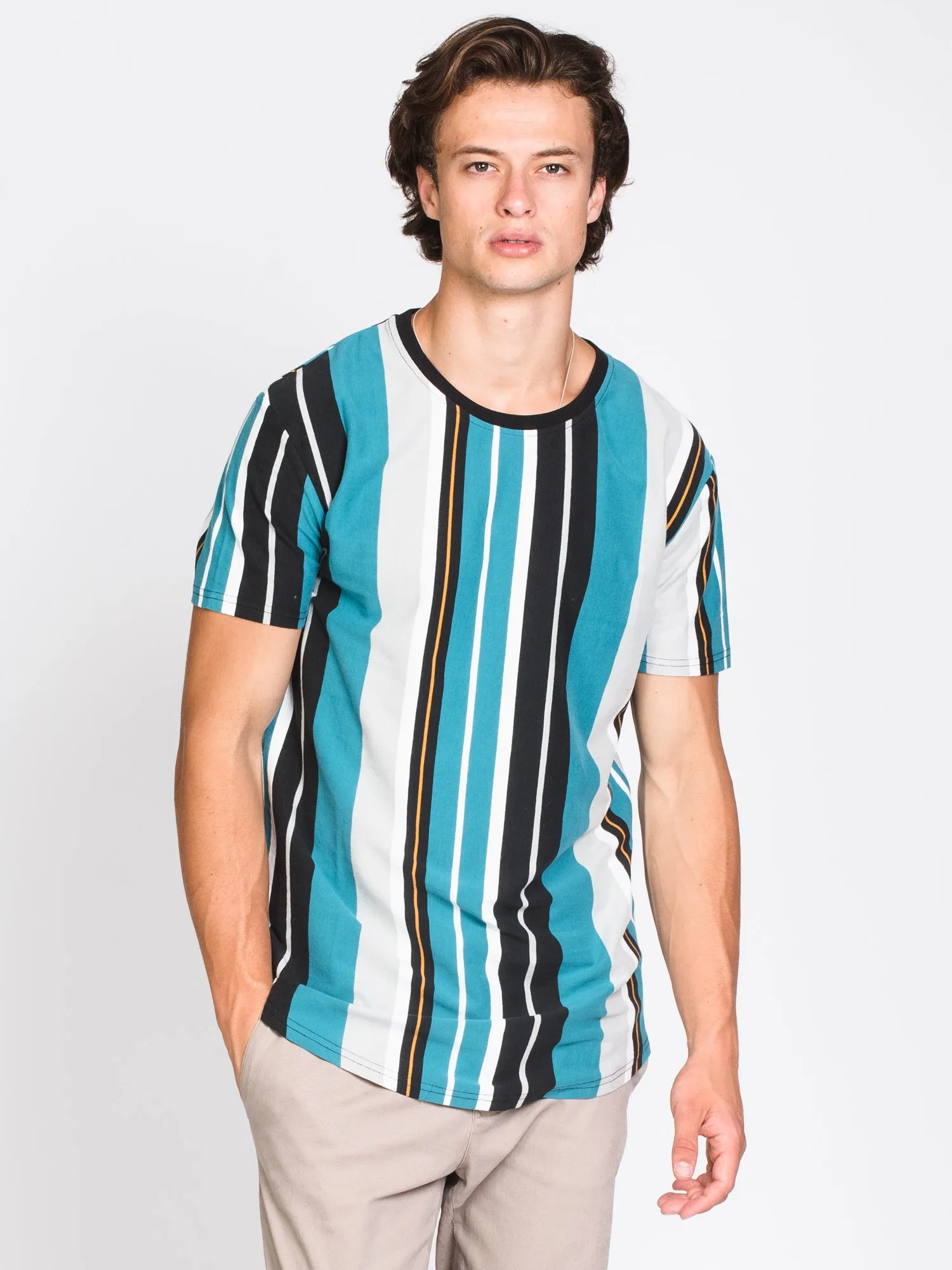 MENS VERTICAL STRIPE T - CLEARANCE sold by Boathouse product image thumbnail 3