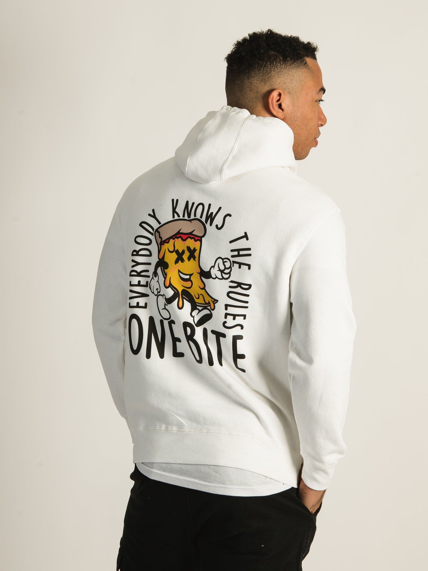 BARSTOOL SPORTS ONE BITE EVERYBODY KNOWS THE RULES HOODIE - CLEARANCE sold by Boathouse
