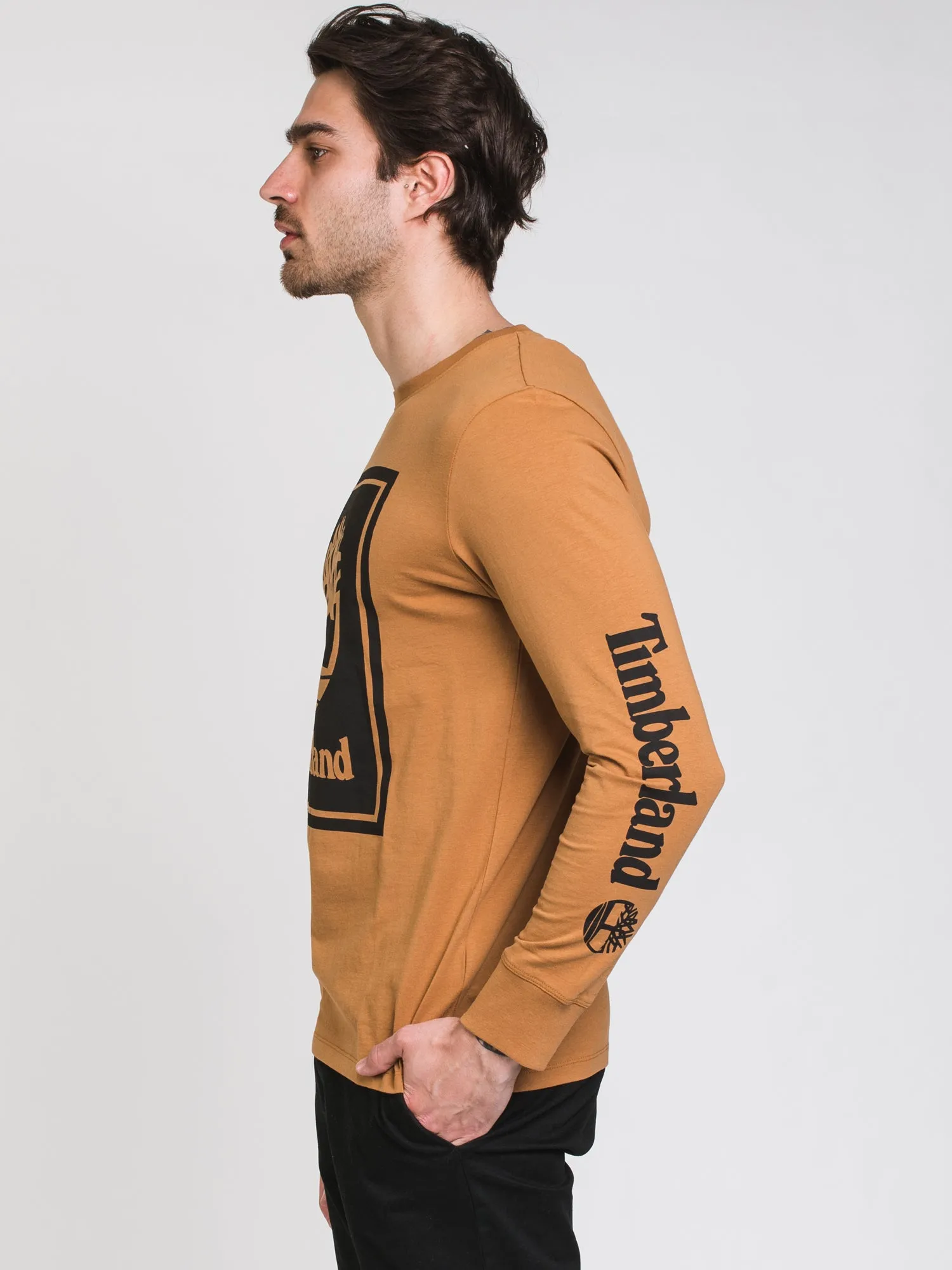 TIMBERLAND STACK LOGO LONG SLEEVE TEE - CLEARANCE sold by Boathouse product image thumbnail 3