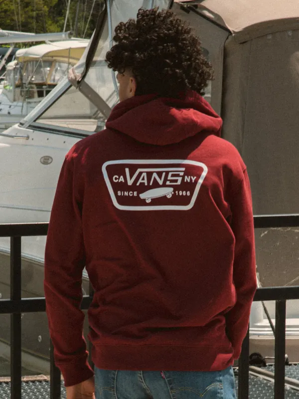 VANS FULL PATCHED PO II - DEEP RED sold by Boathouse