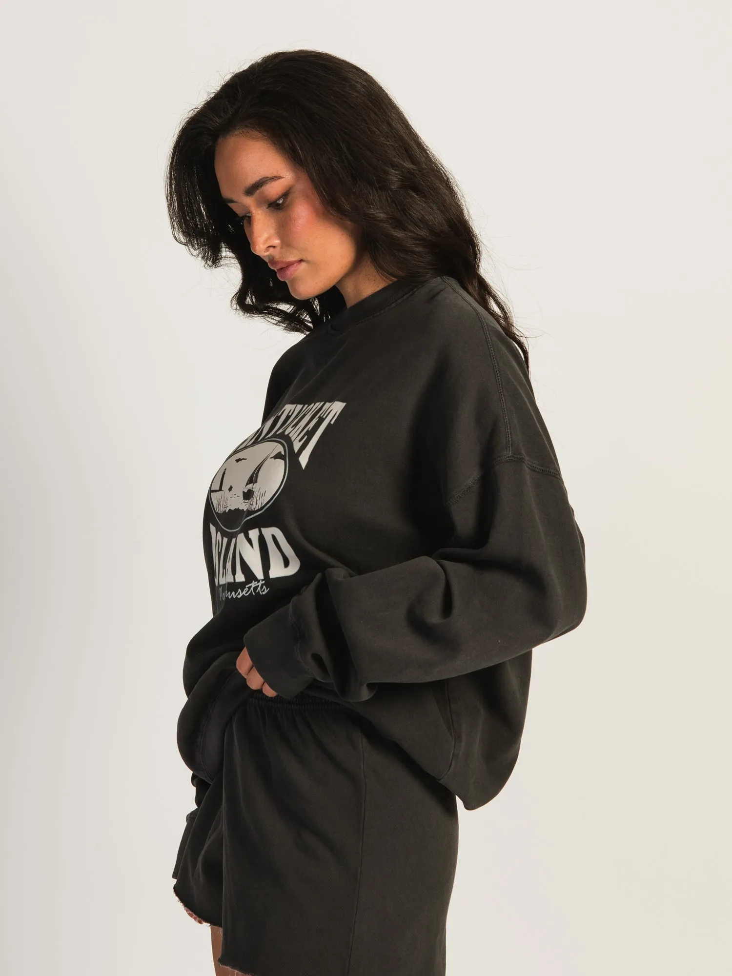 HARLOW MICHELLE PRINT CREWNECK - NANTUCKET ISLAND sold by Boathouse product image thumbnail 3