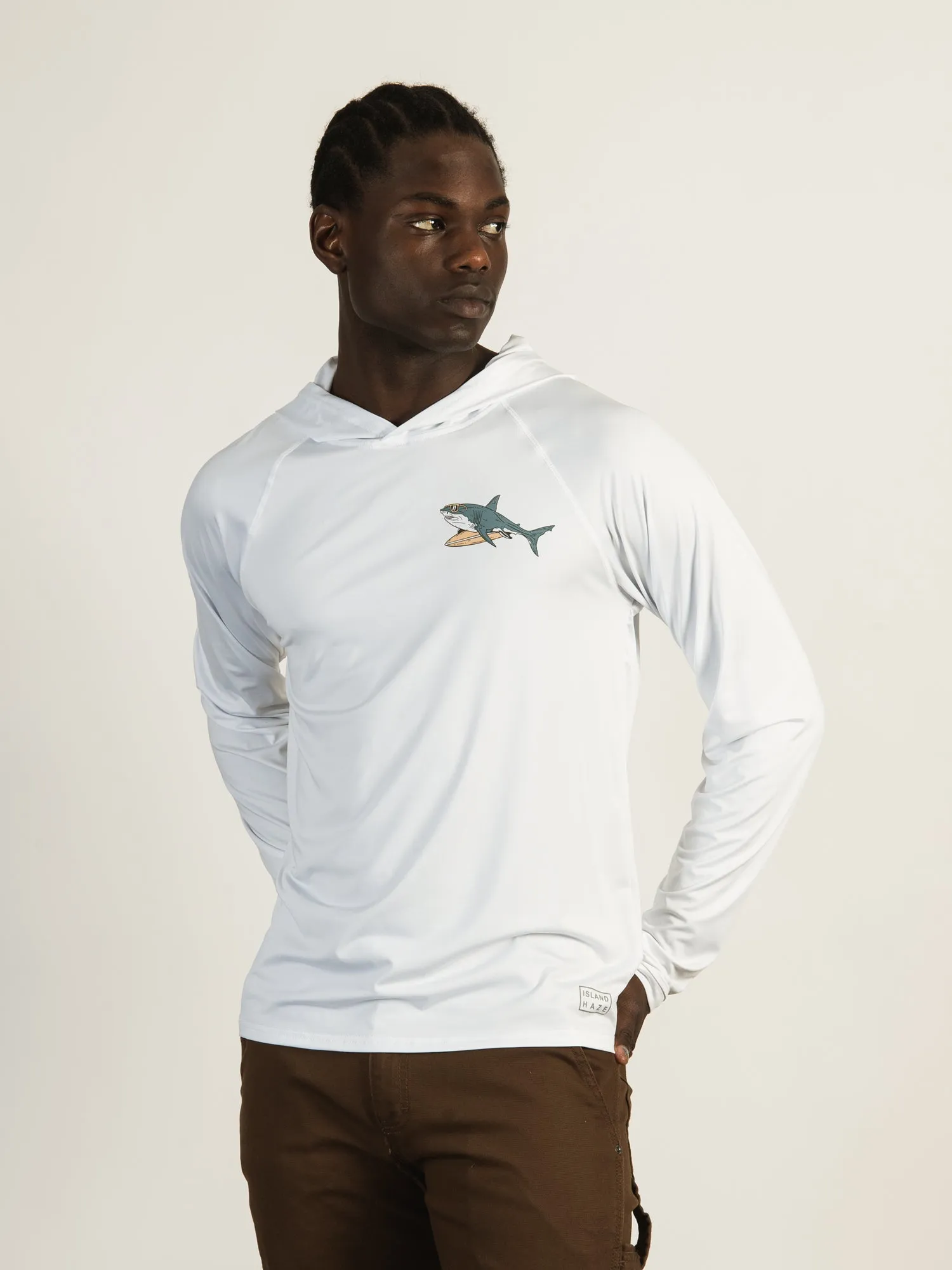 ISLAND HAZE SUNSHIRT SURFING SHARK - CLEARANCE sold by Boathouse