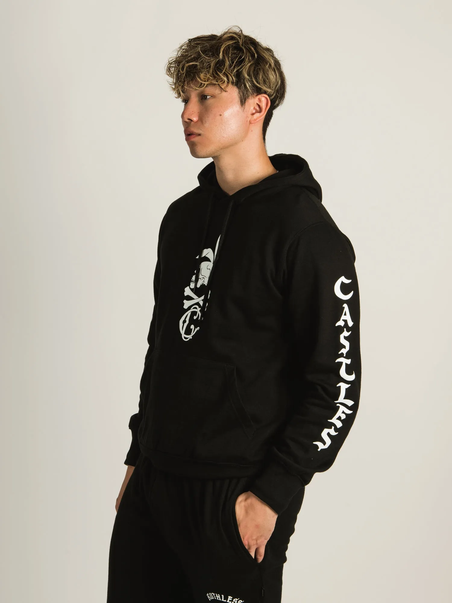CROOKS & CASTLES CROOKS SKULL BUNNY X-BONE PULLOVER HOODIE sold by Boathouse product image thumbnail 3