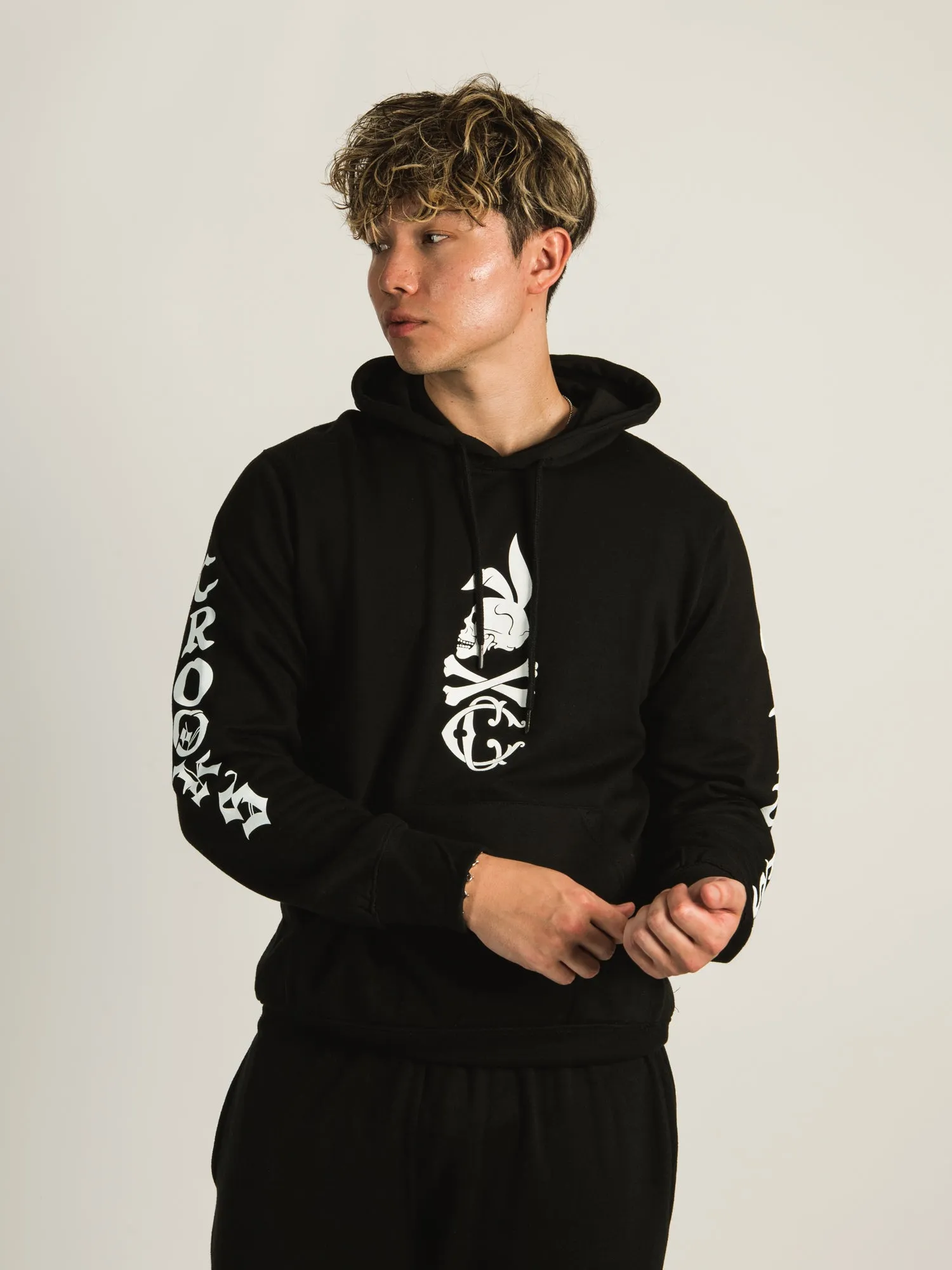 CROOKS & CASTLES CROOKS SKULL BUNNY X-BONE PULLOVER HOODIE sold by Boathouse product image thumbnail 2