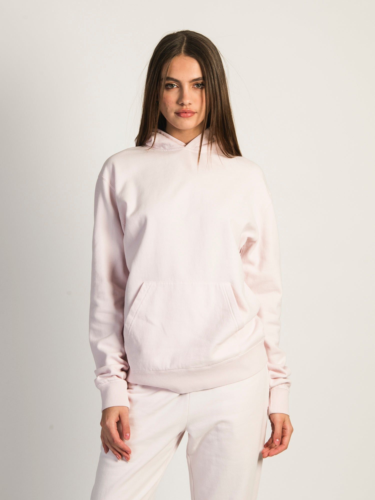 HARLOW HARLEY OVERSIZED HOODIE - BABY PINK sold by Boathouse