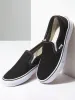 MENS VANS CLASSIC SLIP-ON BLACK CANVAS SHOES sold by Boathouse