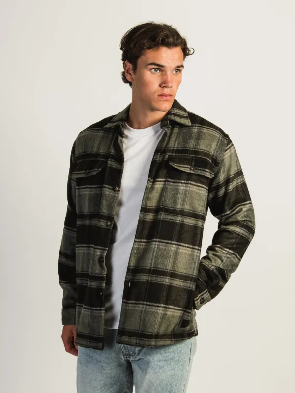 KOLBY TRAPPER OVERSHIRT - BLACK sold by Boathouse