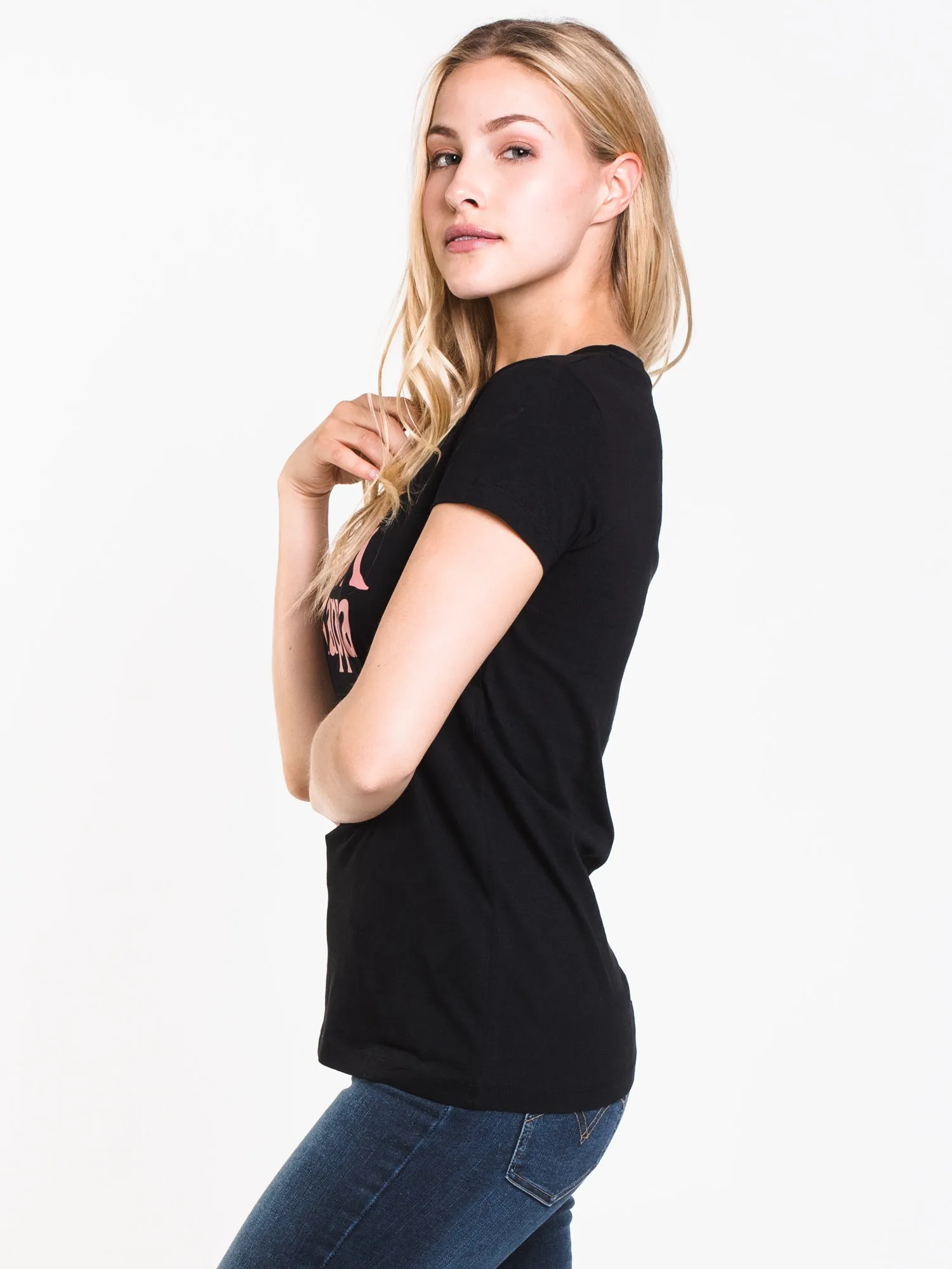 WOMENS ESTESSI SHORT SLEEVE TEE - BLACK - CLEARANCE sold by Boathouse product image thumbnail 3