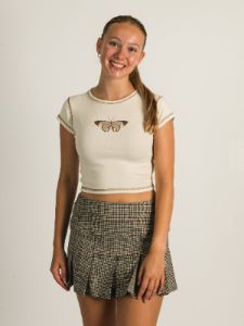 HARLOW GABBY BABY T-SHIRT - CREAM sold by Boathouse