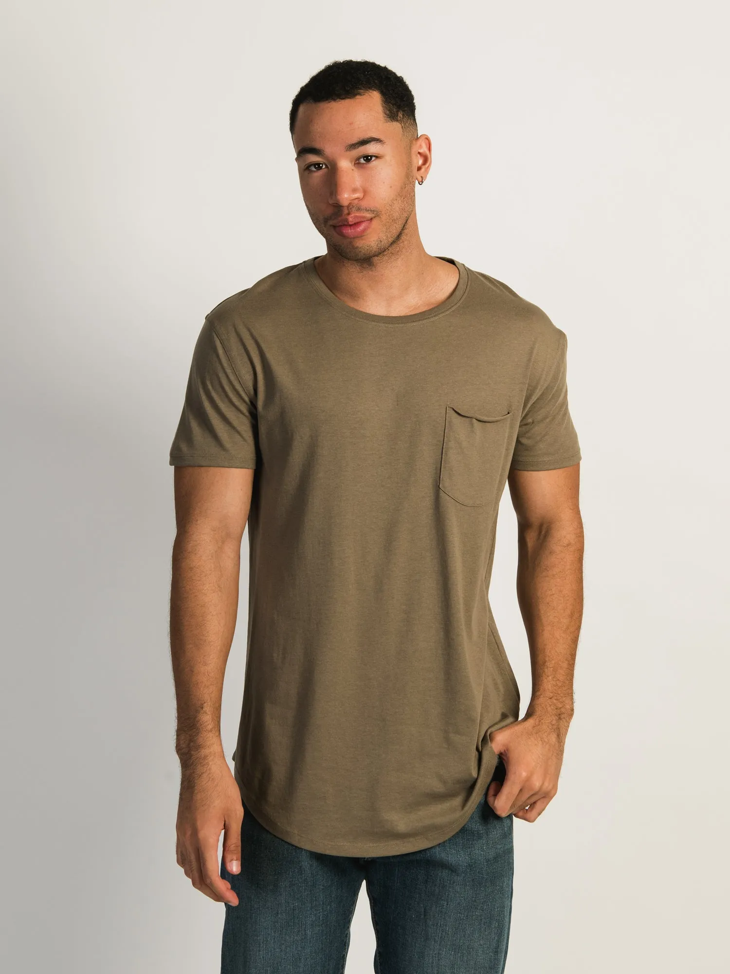 LONGLINE TEE - SAGE sold by Boathouse product image thumbnail 3