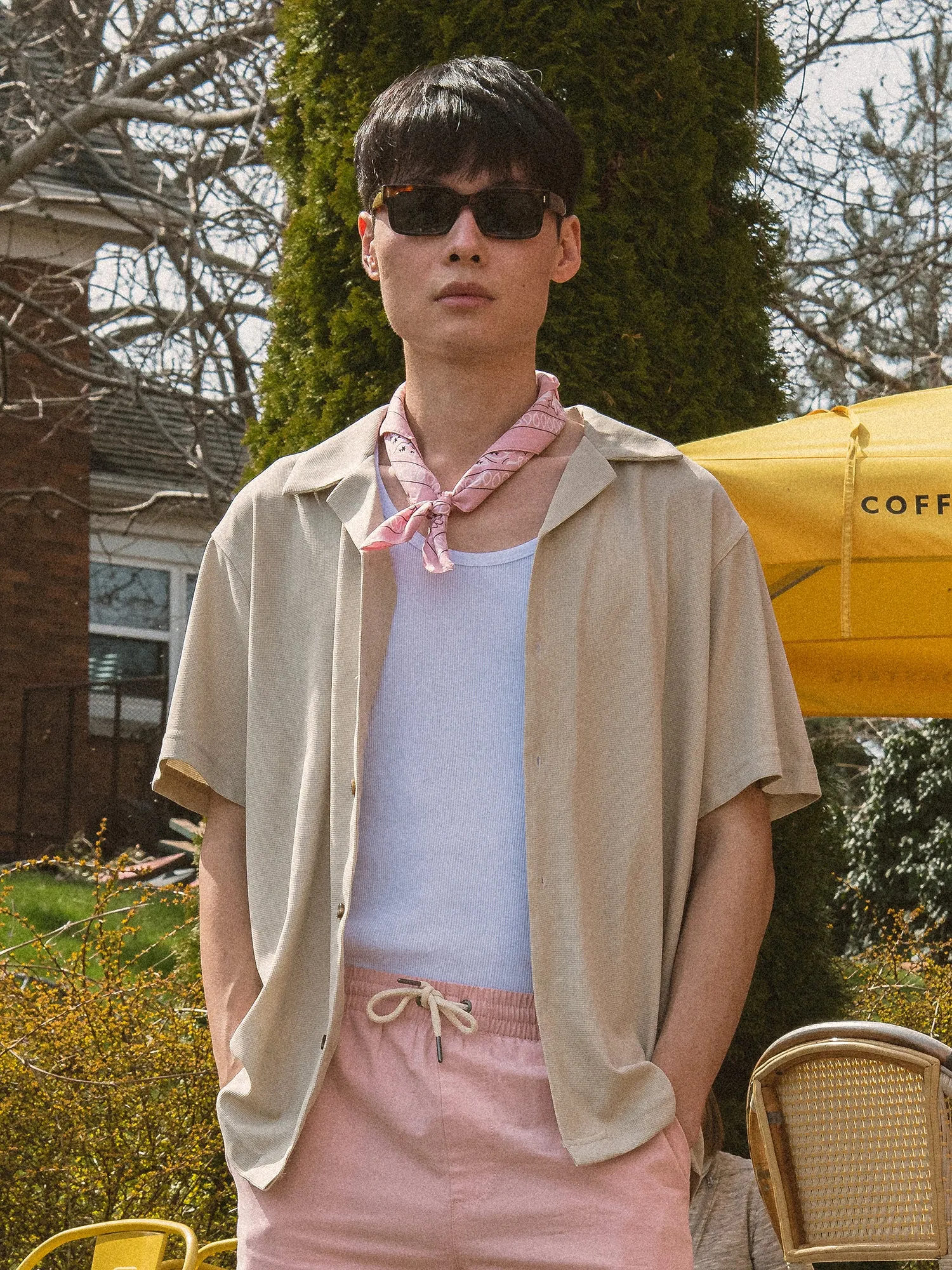 ISLAND HAZE YARN DYE WOVEN SHORT SLEEVE SHIRT sold by Boathouse product image thumbnail 4