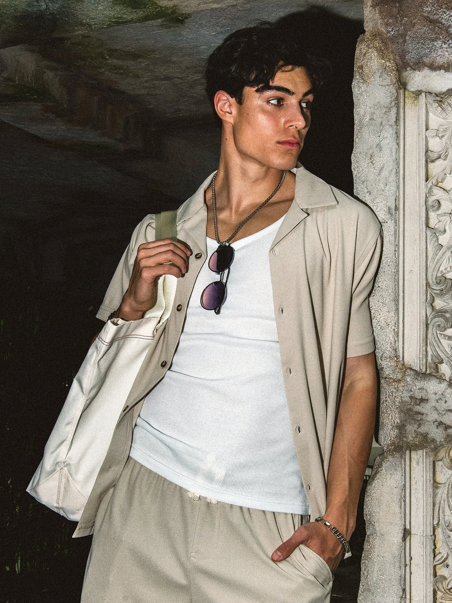 ISLAND HAZE YARN DYE WOVEN SHORT SLEEVE SHIRT sold by Boathouse product image thumbnail 5