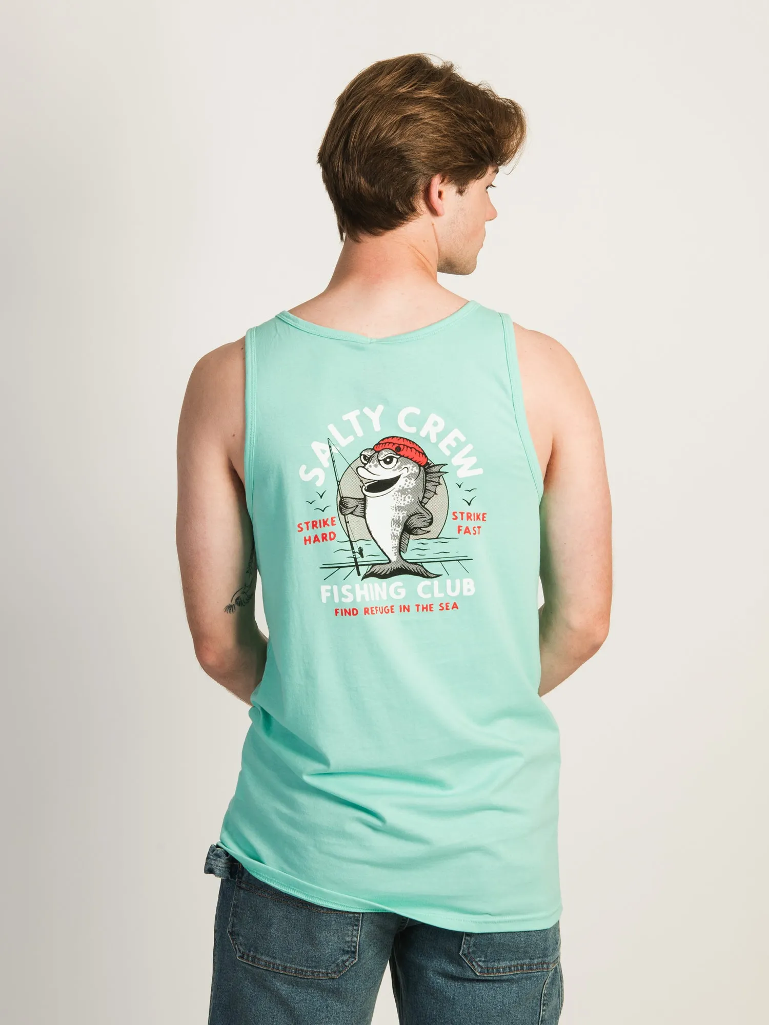 SALTY CREW FISHING CLUB TANK TOP sold by Boathouse