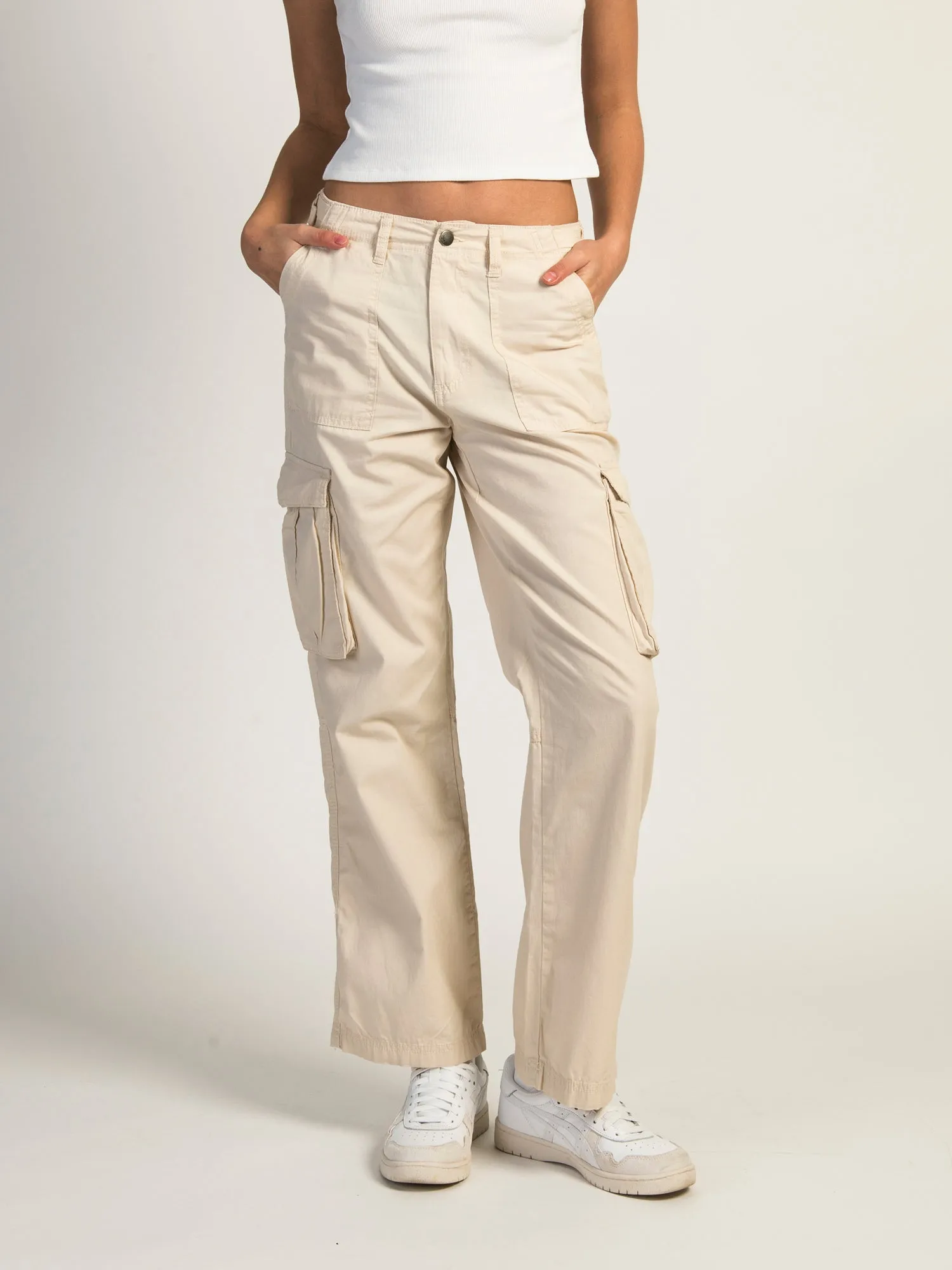HARLOW PAIGE CARGO PANT - WHITE CAP - CLEARANCE sold by Boathouse