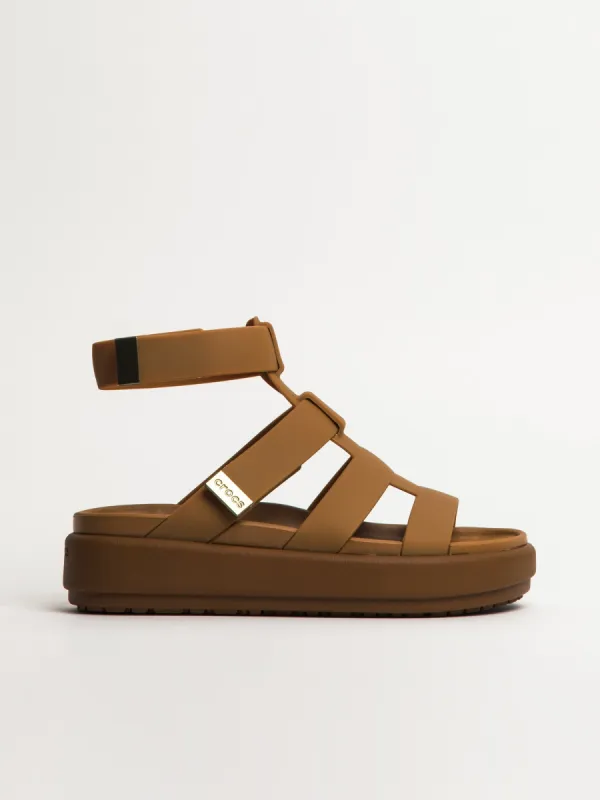 WOMENS CROCS BROOKLYN LUXE GLADIATOR  SANDALS sold by Boathouse