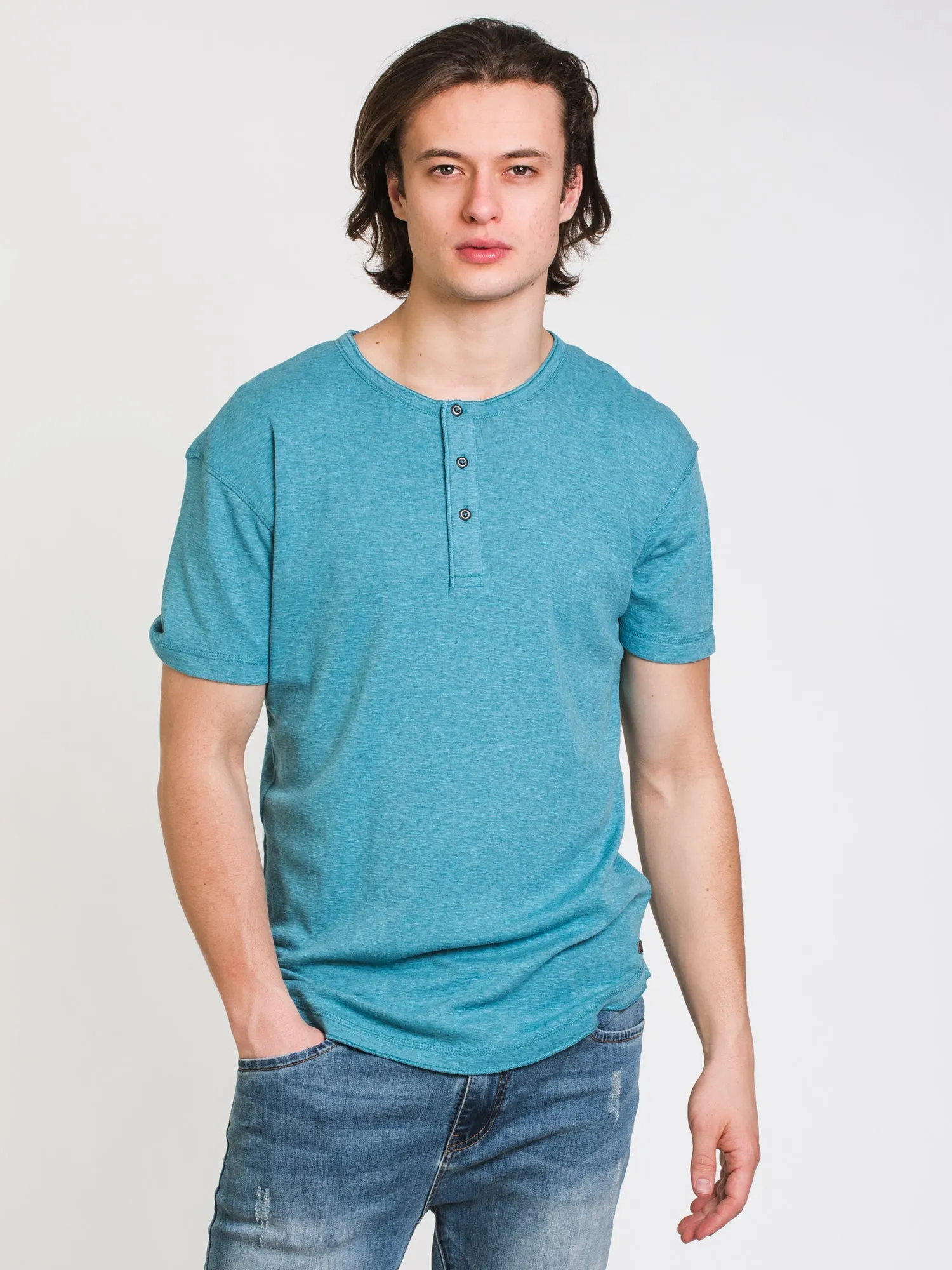 KOLBY SLUB HENLEY - CLEARANCE sold by Boathouse